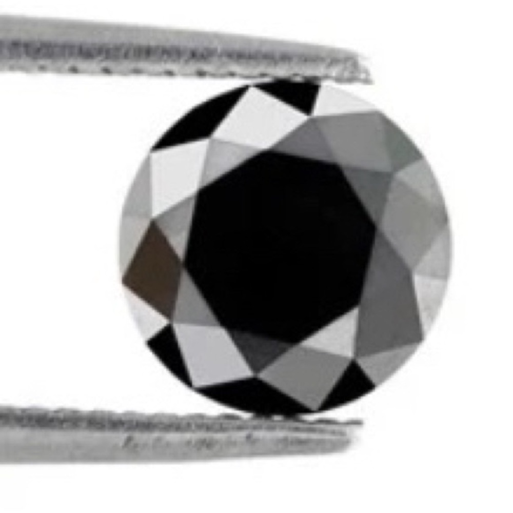 Black Natural Diamond 6.31 cts loose